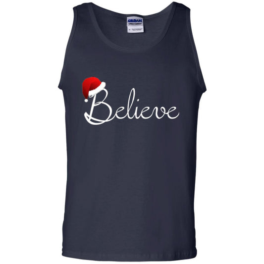 Believe Best Santa Christmas T-shirt Navy