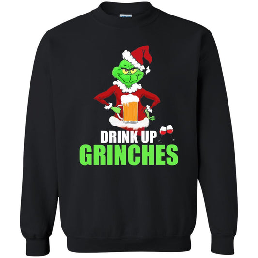 Christmas T-shirt Drink Up Grinches Black