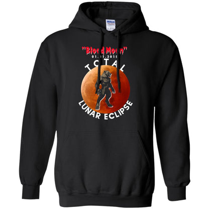 Best Total Lunar Eclipse Shirt 2018 - Blood Moon Werewolf T-shirt Black