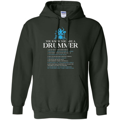 Drummer T-shirt You_re A Drummer Forest Green