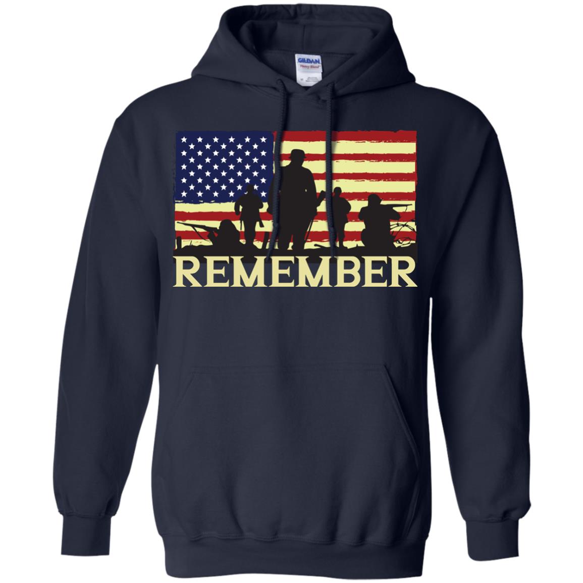 Military Of United States Memorial Day Shirt Navy