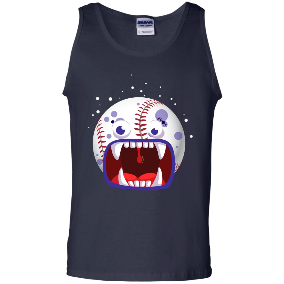 Baseball Halloween Shirt Navy