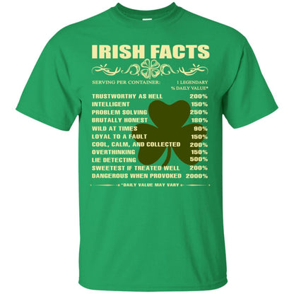 Irish Facts Intelligent Problem Solving Shirt Irish Green