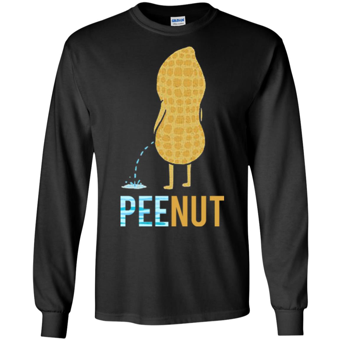 Funny Peenut Gift Shirt For Cool Boys Black
