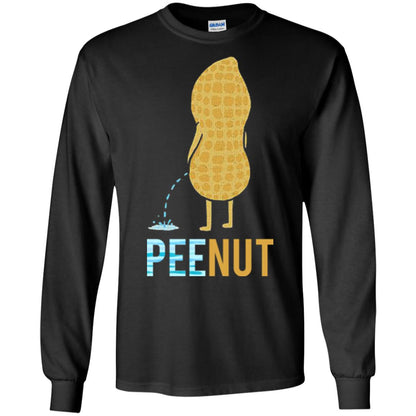 Funny Peenut Gift Shirt For Cool Boys Black
