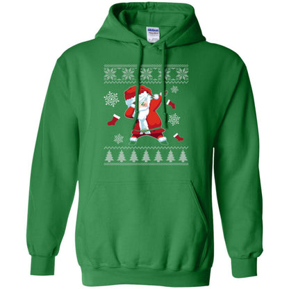 Christmas T-shirt Dabbing Santa Claus Irish Green