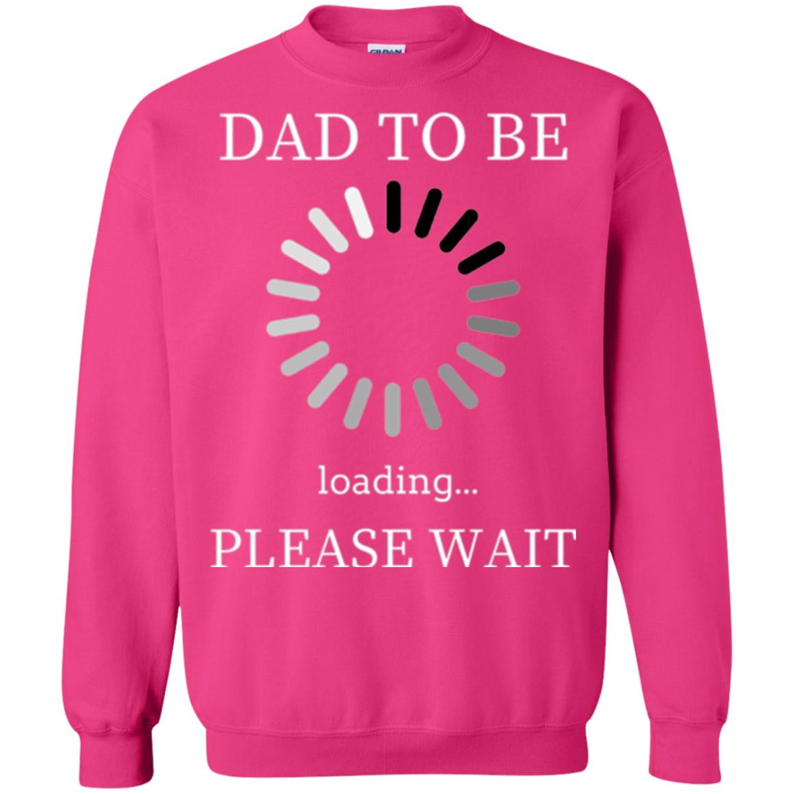 Funny Future Father T-shirt Dad Tobe Loading Please Wait Heliconia