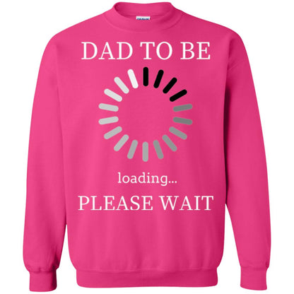 Funny Future Father T-shirt Dad Tobe Loading Please Wait Heliconia