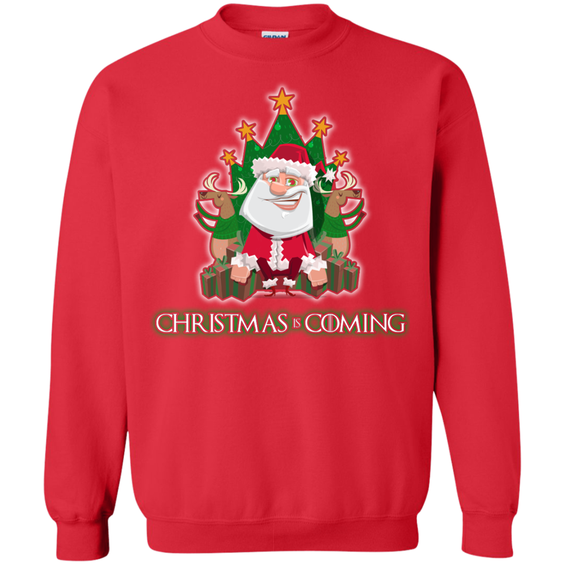 Christmas Is Coming T-shirt Red