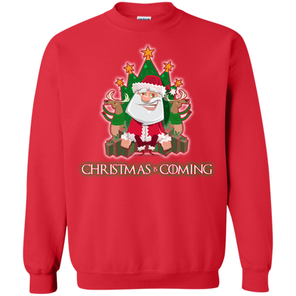 Christmas Is Coming T-shirt Red
