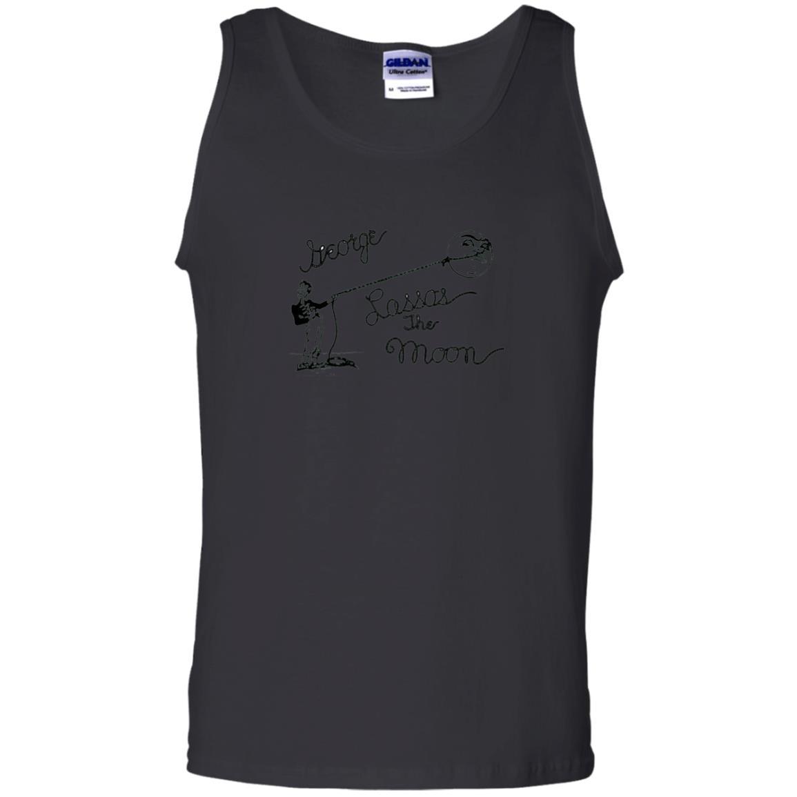 Film T-shirt It's A Wonderful Life George Lassos The Moon Black