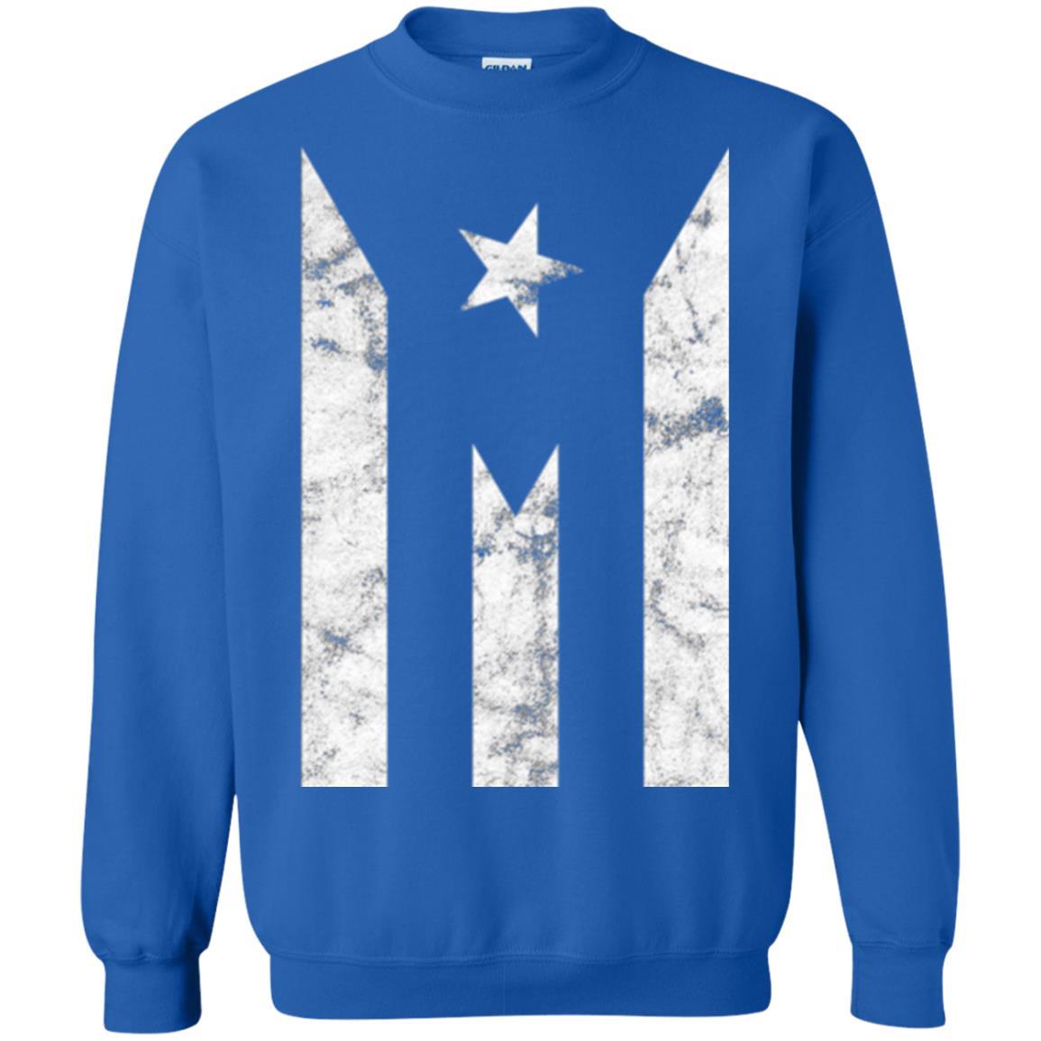 Boricua T-shirt Puerto Rico Black Flag T-shirt Royal