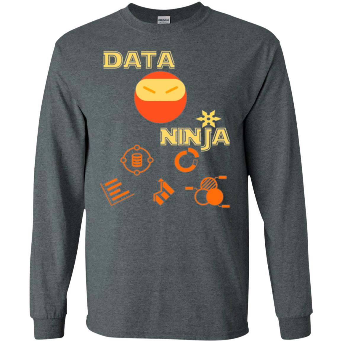 Data Ninja T-shirt Dark Heather