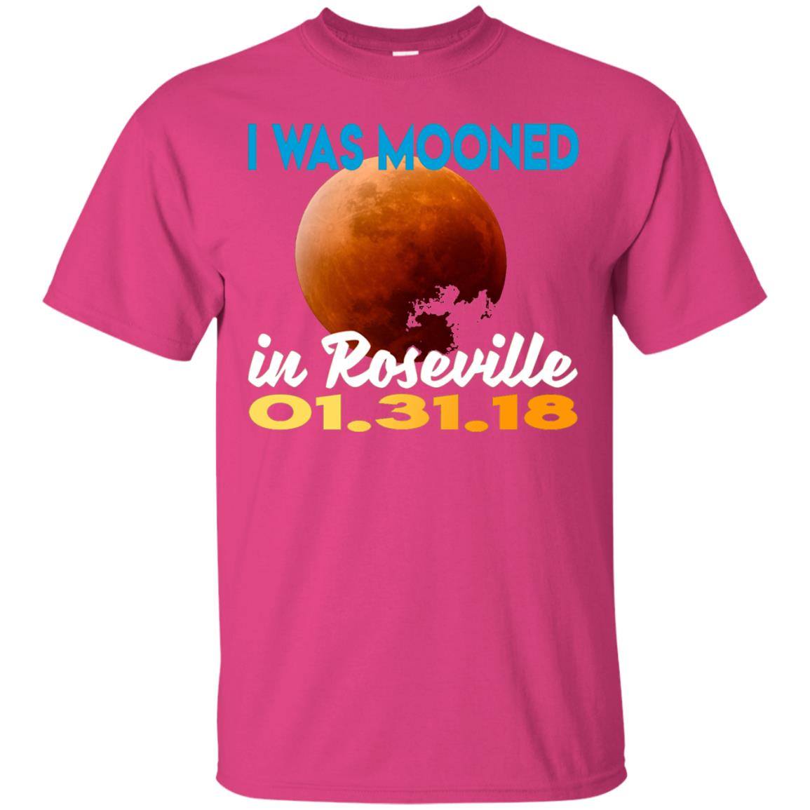 Mooned In Roseville Lunar Eclipse Matching Family T-shirt Heliconia