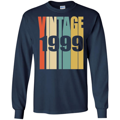 Brithday T-shirt Retro Vintage 1999 Navy