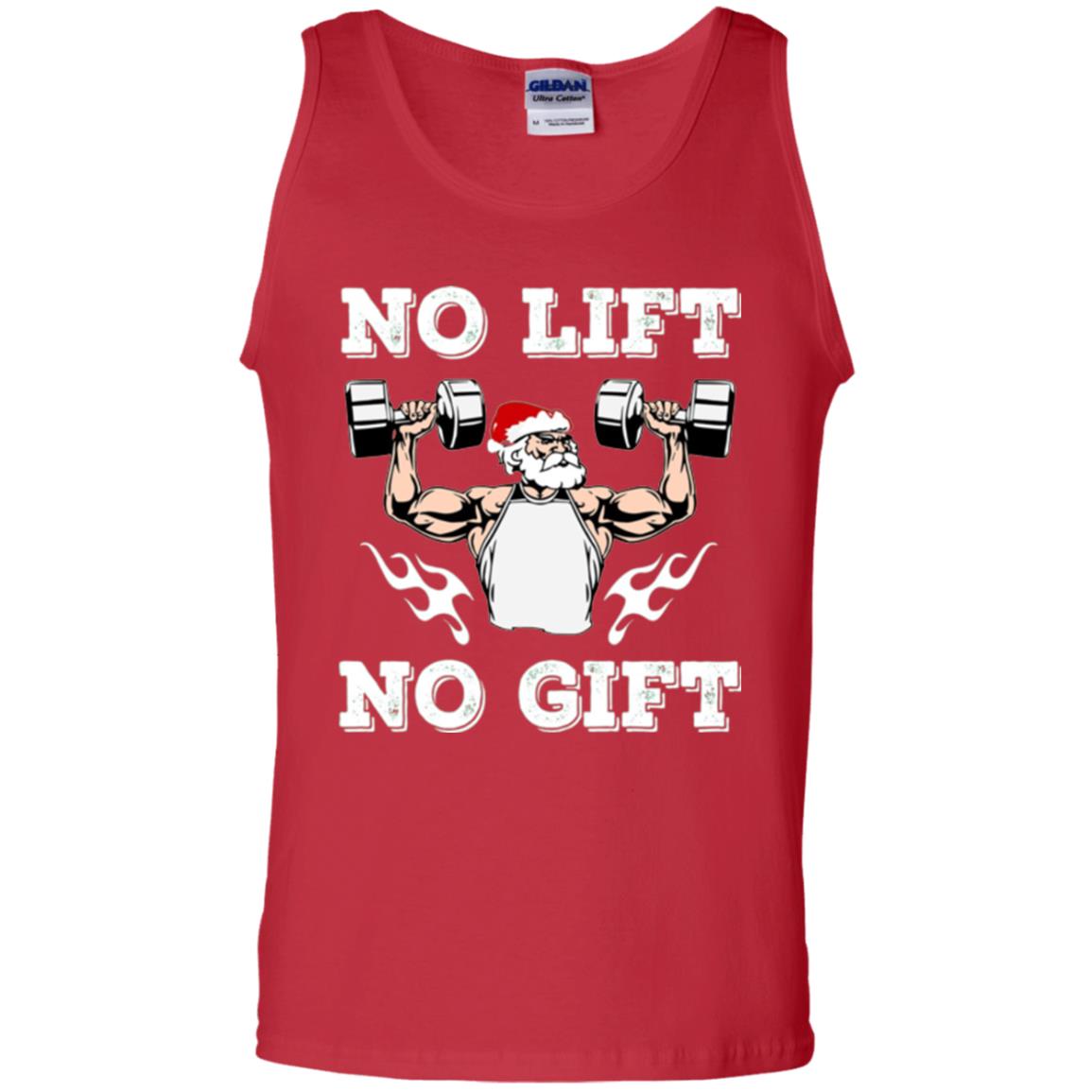 Christmas T-shirt No Lift No Gift Red