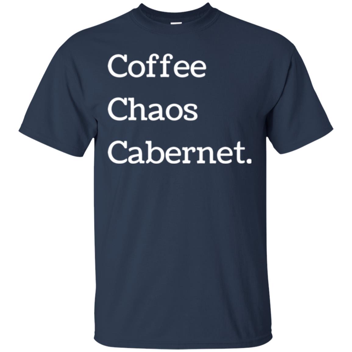 Coffee Chaos Cabernet T-shirt Navy