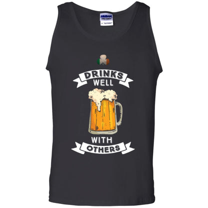 St. Patrick's Day T-shirt Drinks Well With Others Black
