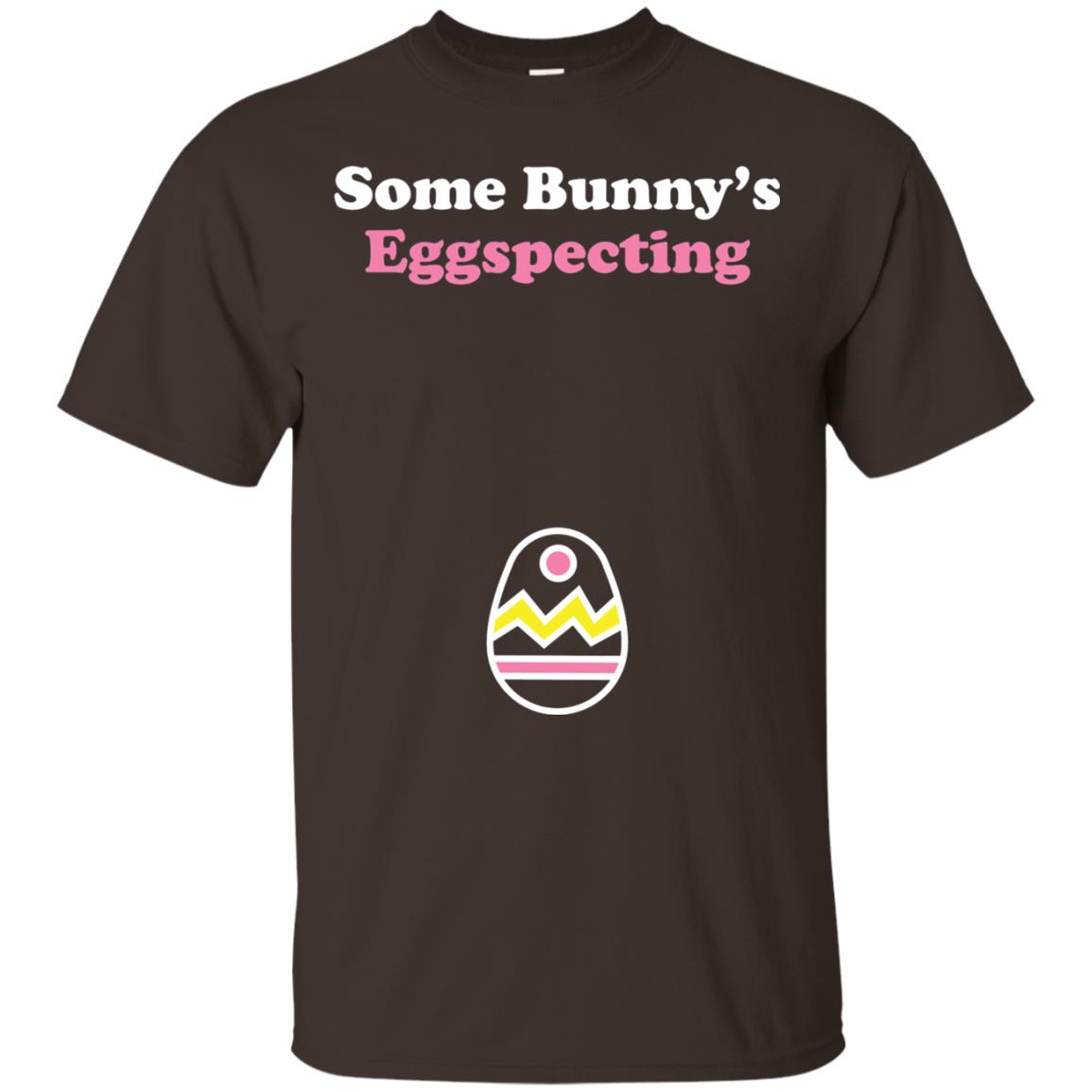 Easter Pregnant Shirt Some Bunnys Eggspecting Dark Chocolate