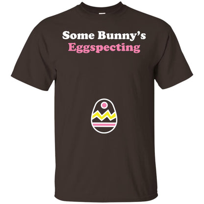 Easter Pregnant Shirt Some Bunnys Eggspecting Dark Chocolate