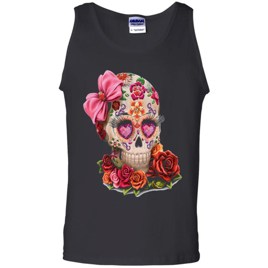 Cinco De Mayo Skull Women Flower Shirt Black