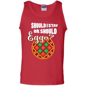 Waffle Lover T-shirt Should I Stay Or Should Eggo