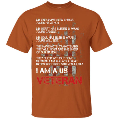 I Am A Us Veteran My Eyes My Heart My Soul Texas Orange