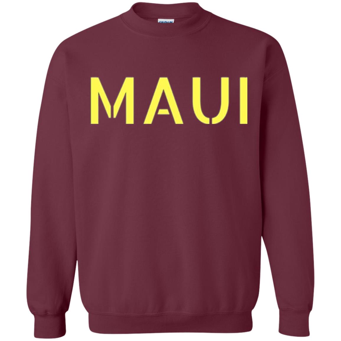 Mauii Hawaii T-shirt Maroon