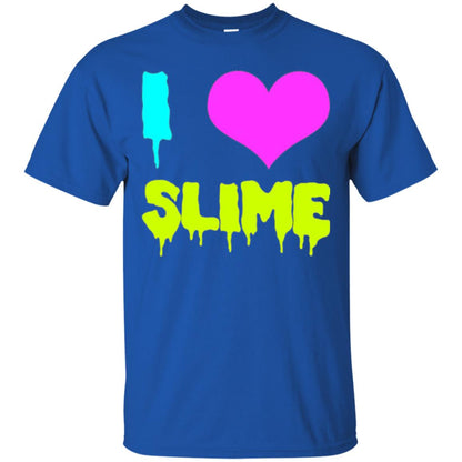 I Love Slime T-shirt Royal