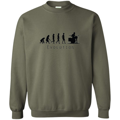 Drumming Lover T-shirt The Evolution Of The Drummer Military Green