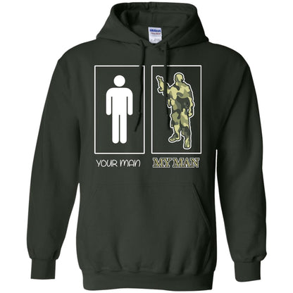Your Man My Man Military Shirt Forest Green