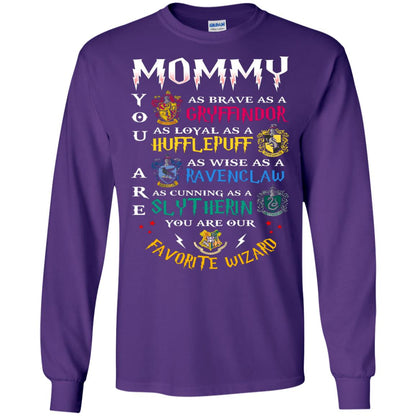 Mommy Our  Favorite Wizard Harry Potter Fan T-shirtG240 Gildan LS Ultra Cotton T-Shirt