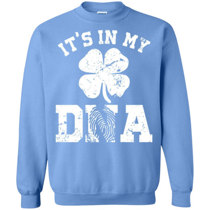 Shamrocks It's In My Dna St. Patrick's Day T-shirt Carolina Blue
