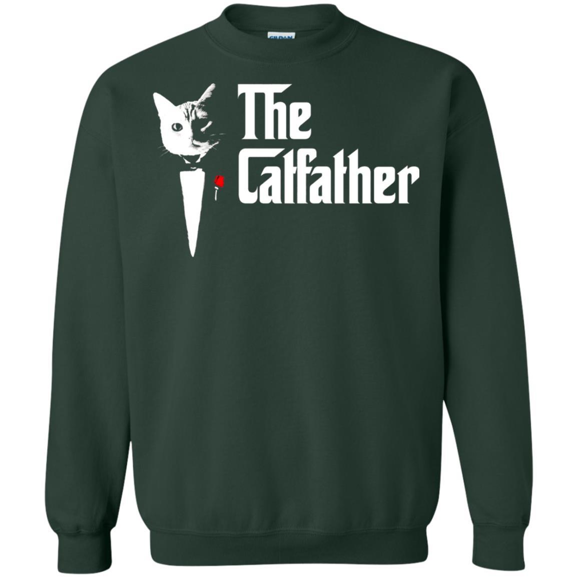 Daddy T-shirt The Catfather Forest Green