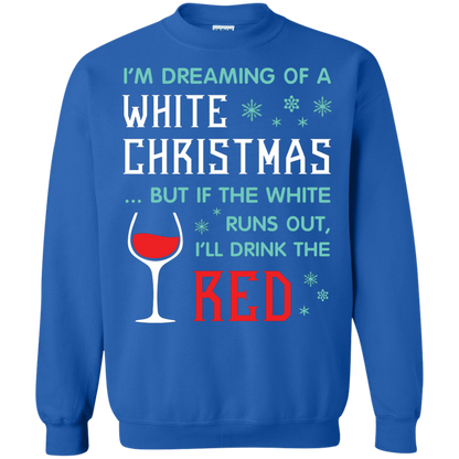 Christmas T-shirt I'm Dreaming Of A White Christmas Royal