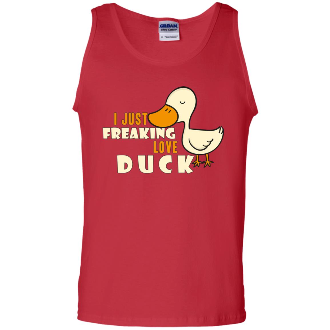 I Just Freaking Love Duck Shirt Red