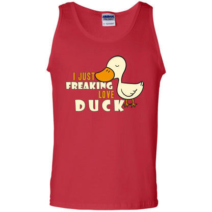 I Just Freaking Love Duck Shirt Red