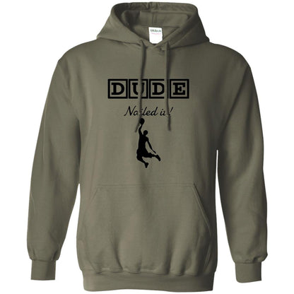 Basketball T-shirt Dude Nailed It Military Green