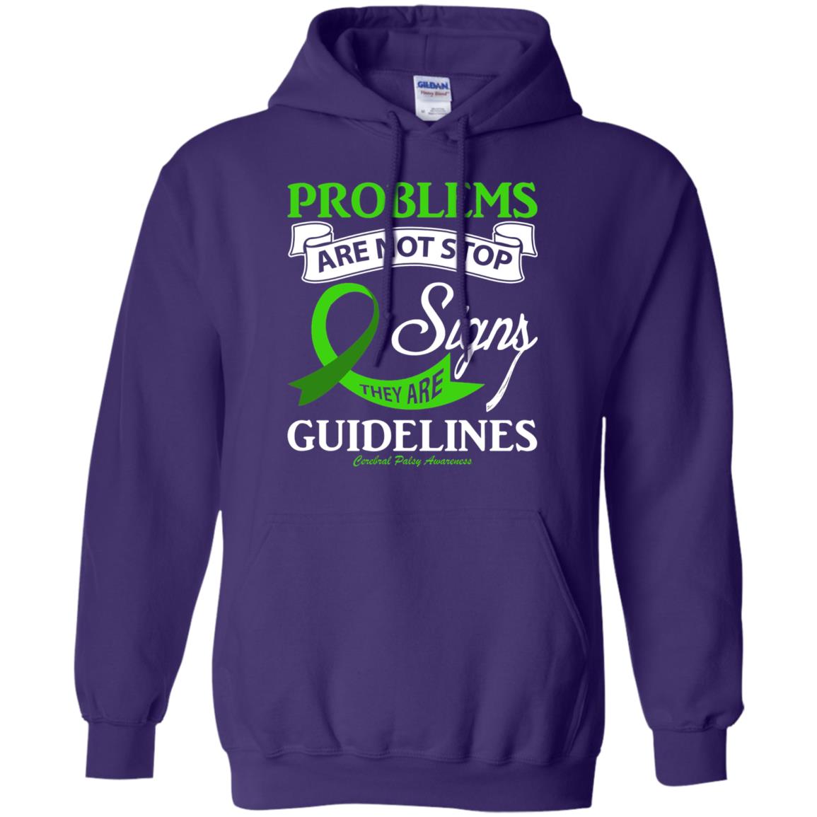 Cerebral Palsy Awareness They Are Guidelines Shirt Purple