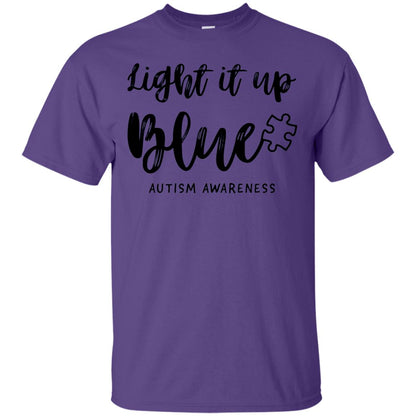 Autism Awareness Shirts Light It Up Blue Purple