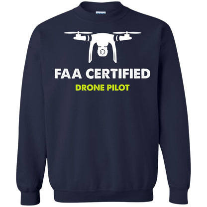 Faa Certified Drone Pilot T-shirt Navy