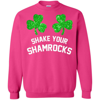Shake Your Shamrocks St. Patrick_s Day T-shirt Heliconia
