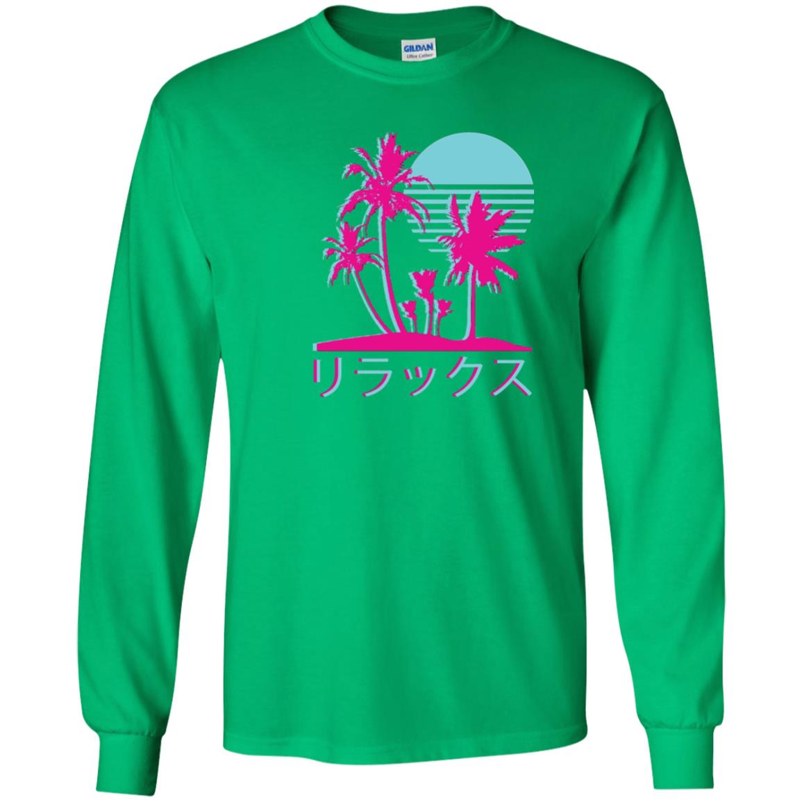 Aesthetic Vaporwave Otaku Summer Shirt Irish Green