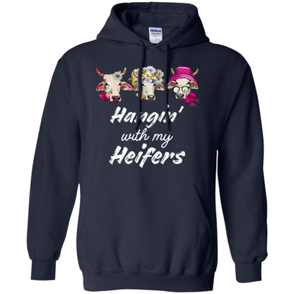 Hangin' With My Heifers Shirt Navy