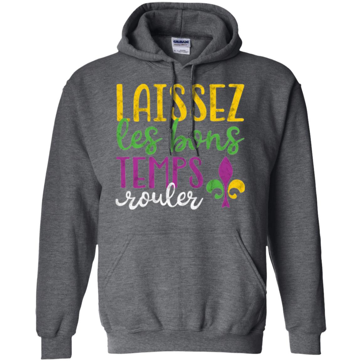 Mardi Gras T-shirt Laissez Les Bons Temps Rouler Dark Heather