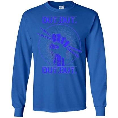 Drum Lovers T-shirt Dut Marching Band Royal