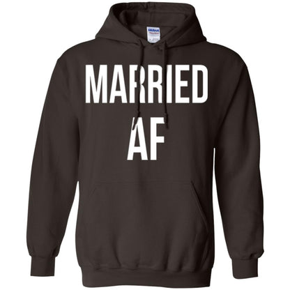 Married Af Funny T-shirt Dark Chocolate