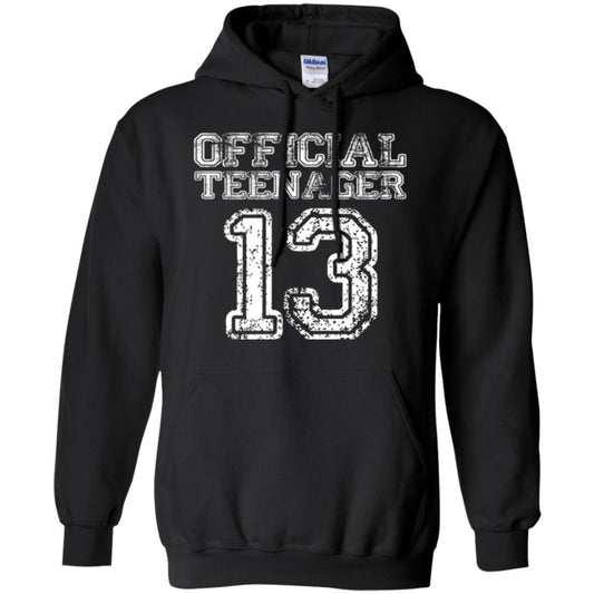 Brithday T-shirt Official Teenager T-shirt Black