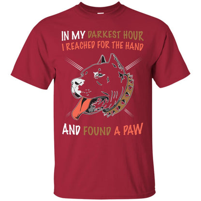 In My Darkness Hour I Reached For The Hand And Found A Paw Shirt Cardinal