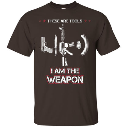 These Are Tools I Am The Weapon Shirt Dark Chocolate
